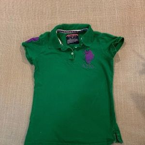 Womens polo assn collared shirt